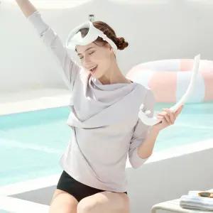 디웨이브 이지다이브 여행용 폴딩 스노쿨링 마스크 수경 물안경 스노클링 프리다이빙 세트