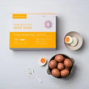 [가농] 나트륨을 줄여 짜지 않은 비타민 반숙란 40구(1+등급란 사용)