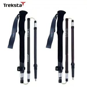 [트렉스타] 라이트콤팩트 초경량 카본 5단 접이식 등산스틱 2개 1세트
