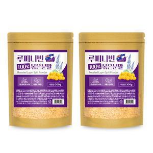루피니빈 콩 볶은분말 100  식물성 단백질 루핀분말 300g 2개