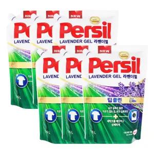 헨켈 퍼실 세탁세제 리필 라벤더젤 1.5L x 6개