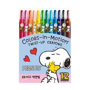 Q 피너츠 색연필 12색