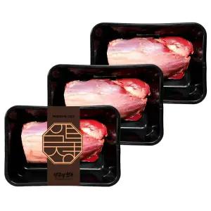 1++한우 사태 900g(300gx3) 국거리용 장조림용 수육 전골 곰탕 찜용 아롱사태 혼합 투뿔한우 마장동 프리미엄 소고기[냉장](근내지방도 7이상)