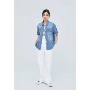 [잠뱅이](김해점)여)화이트 오비안밴드 노말워싱 TG-WH AP2DTG453