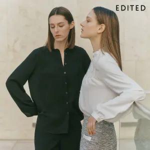 에디티드 살루네 프릴 블라우스