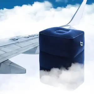 비행기발받침 차량용 여행 기차 KTX 기내용 발받침 3단 에어 쿠션 매트 다리 풋레스트