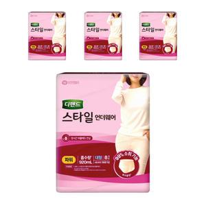 디펜드 스타일 언더웨어 여성 파워 대형 8매X4팩 걱정없는 하루 특허소취 냄새 제거