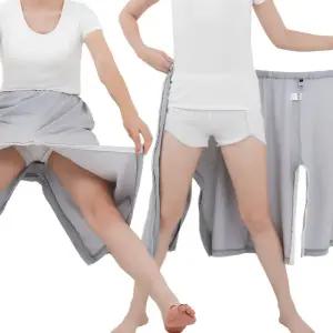 병원 요양원 환자 바지 여름 와상 트임 환자복 하의 치매복 지퍼형간호복