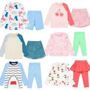 [래핑차일드](마산점) 25SS 아동 래시가드 상하 세트 모음