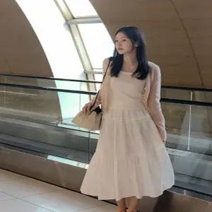 [CRKO] 온드 핀턱 스커트 / 캉캉스커트 티어드스커트 롱스커트 밴딩 프릴 화이트스커트