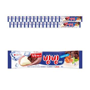 [슈팅냉동] 롯데웰푸드 빙빙바 75ml, 30개