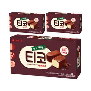 [슈팅냉동] 롯데웰푸드 티코 다크초코 510ml, 3개