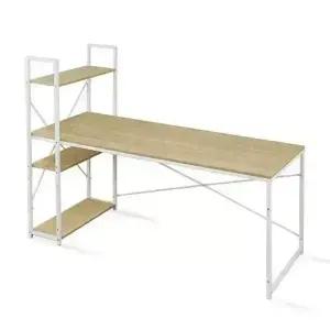 룸앤오피스 RW1202-2-WH H자형 입식 책상 1600 튼튼한 책상 공간활용 회의용 거실책상