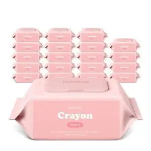 베베숲 크레용피치 물티슈 70매 캡 20팩