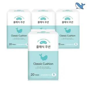 [알뜰기획] 춤추는고래 대용량 날개형 롱 팬티라이너 20P X 4팩 /80매