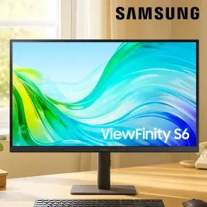 삼성 뷰피니티 S6 27인치 컴퓨터모니터 IPS S27F610 QHD 피벗 세로모니터 멀티스탠드