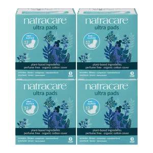[나트라케어] 유기농 순면 생리대 4팩 오버나이트 팬티라이너 탐폰
