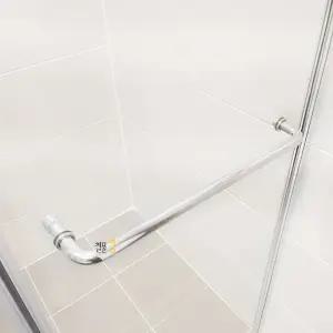 샤워부스 손잡이 스텐C형450mm 골드(유리문 욕실 화장실)