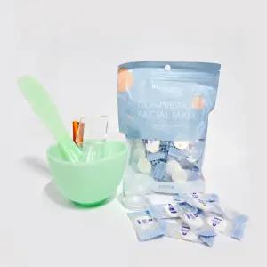 모델링 팩도구 압축 팩거즈 세트 마스크 시트지 팩볼 얼굴 페이스시트 마사지팩 마스크팩 미용거즈 고무볼