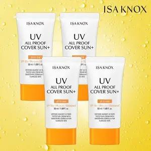 [엘지생활건강]*시즌특가*이자녹스 올 프루프 커버 선크림 50ml 4개