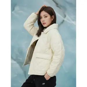 [하프클럽/]W 카라형 퀼팅 경량패딩 자켓 크림 NBNQD4W912-64