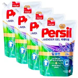 퍼실 딥클린 라벤더젤 플러스 2.1L x 4개, 라벤더코튼향 겸용 액상세제 본품