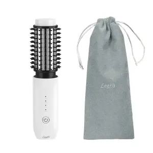 Leeko 무선 빗 브러시 고데기 뿌리볼륨 S컬 C컬 웨이브 화이트