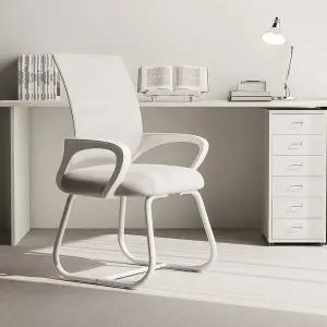 [동서가구] 에어무드 바퀴 없는 컴퓨터 사무실 고정형 메쉬 의자 DF927138