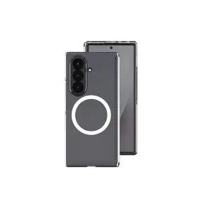 갤럭시 Z폴드7 폴드6 오토 마그네틱 힌지 클리어 하드 케이스 투명 맥세이프호환