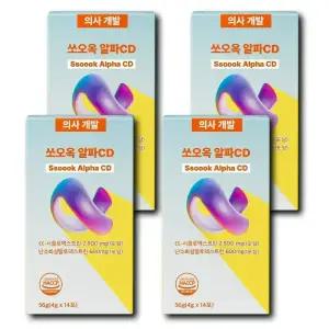 [내일도착] 쏘오옥 알파CD 4g, 14포X4박스(총56포)