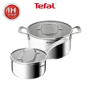[테팔]인덕션 SS 퍼펙트 레지스트 냄비 2종(편수16+양수24)