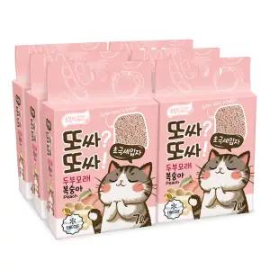 태비 또또 두부모래 초극세입자 복숭아 7L x 6개