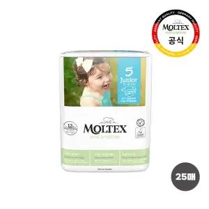 몰텍스 기저귀 아기 유아 밴드형 통잠 5단계 25매
