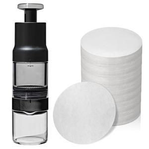 OXO 래피드 브루어 커피 메이커와 호환되는 휴대용 원형 종이 필터 600개 필터, 여행용 수동 컴팩트