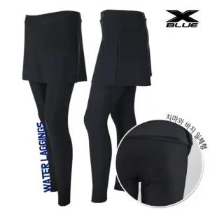 XBLUE 여자 9부 치마바지 워터레깅스 N13182 체육