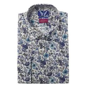 [갤러리아] 예작 남자 정장 셔츠 긴팔 슬림 패턴 남방 YJFSUA574NY