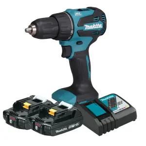 마끼다 DHP490RA2 충전 해머드릴 18V 2.0Ah 배터리 2개 세트