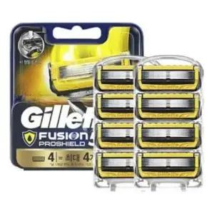 [룽스]퓨젼 도루코 프로쉴드 옐로우 면도날 벌크형 8입