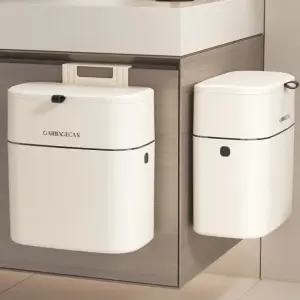 휴지통 씽크대 싱크대 음식물 걸이형 9L 부착형 후크형 고급형 화장실 벽걸이 쓰레기통 벽면