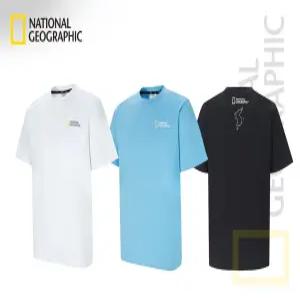 내셔널지오그래픽 A 미니지도 면 반팔티 (여름신상) -남여공용
