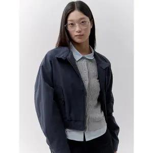 [키르시](대전신세계) 루즈핏 볼륨 블루종 [다크 네이비]