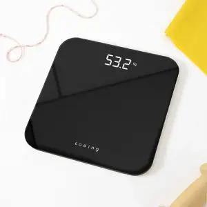 쿠잉 디지털체중계 BDS-260 블랙 가정용 정확한 몸무게 전자 측정기