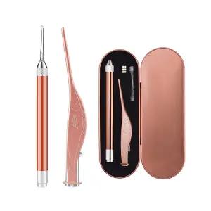 LED 귀이개 2종세트 귀지 귀청소 귀파개 핀셋 미용 판촉 인쇄