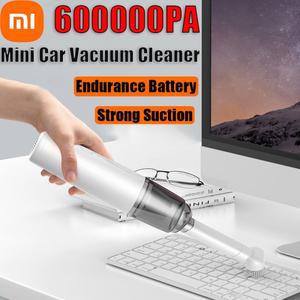 샤오미호환 600000PA 미니 핸디형 차량용 진공청소기, 강력한 흡입력, 충전식, 및 가정용 청소 도구, 2026