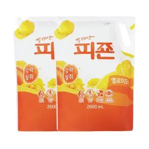 [다우니]피죤 섬유유연제 옐로미모사 리필 2600ml x2
