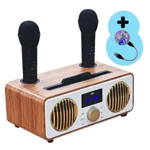 블루투스 무선 마이크 스피커 휴대용 듀얼 노래방 블루투스마이크 20W