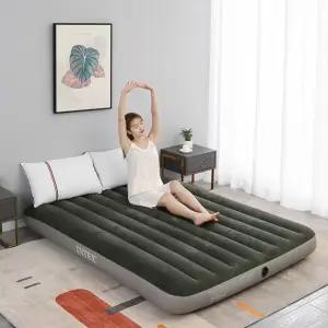 인텍스 INTEX 듀라빔 에어매트 캠핑매트 다크그린