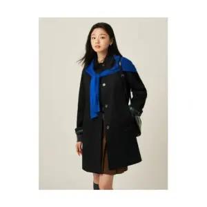 빈폴 BEANPOLE LADIES 코튼 맥코트 블랙 (BF593TC015) BF593TC015 112358