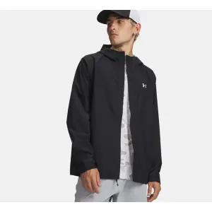[언더아머](의정부점)6009583 001 블랙 UA 클라우드스트라이크 방수 기능성 바람막이 자켓