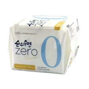 가볍게 쏙 생리대 깨끗한나라 순수한면 제로 팬티라이너 20매x5입